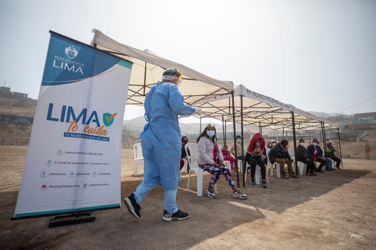 MML realizará campaña de despistaje de COVID-19 en el Cercado, el Agustino y SJL