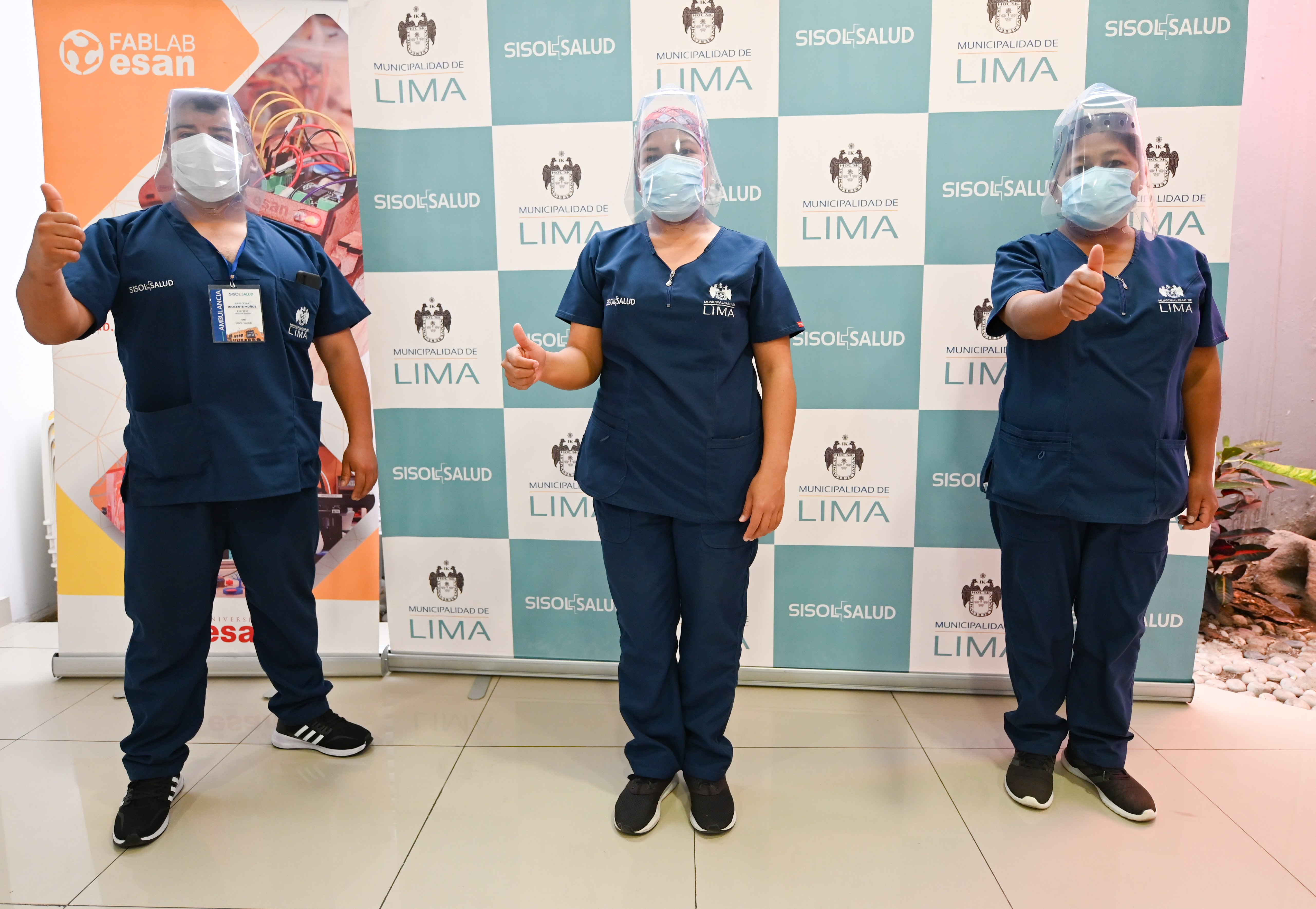 Sisol Salud recibe de PNUD donación de 500 “Cascos de Vida”