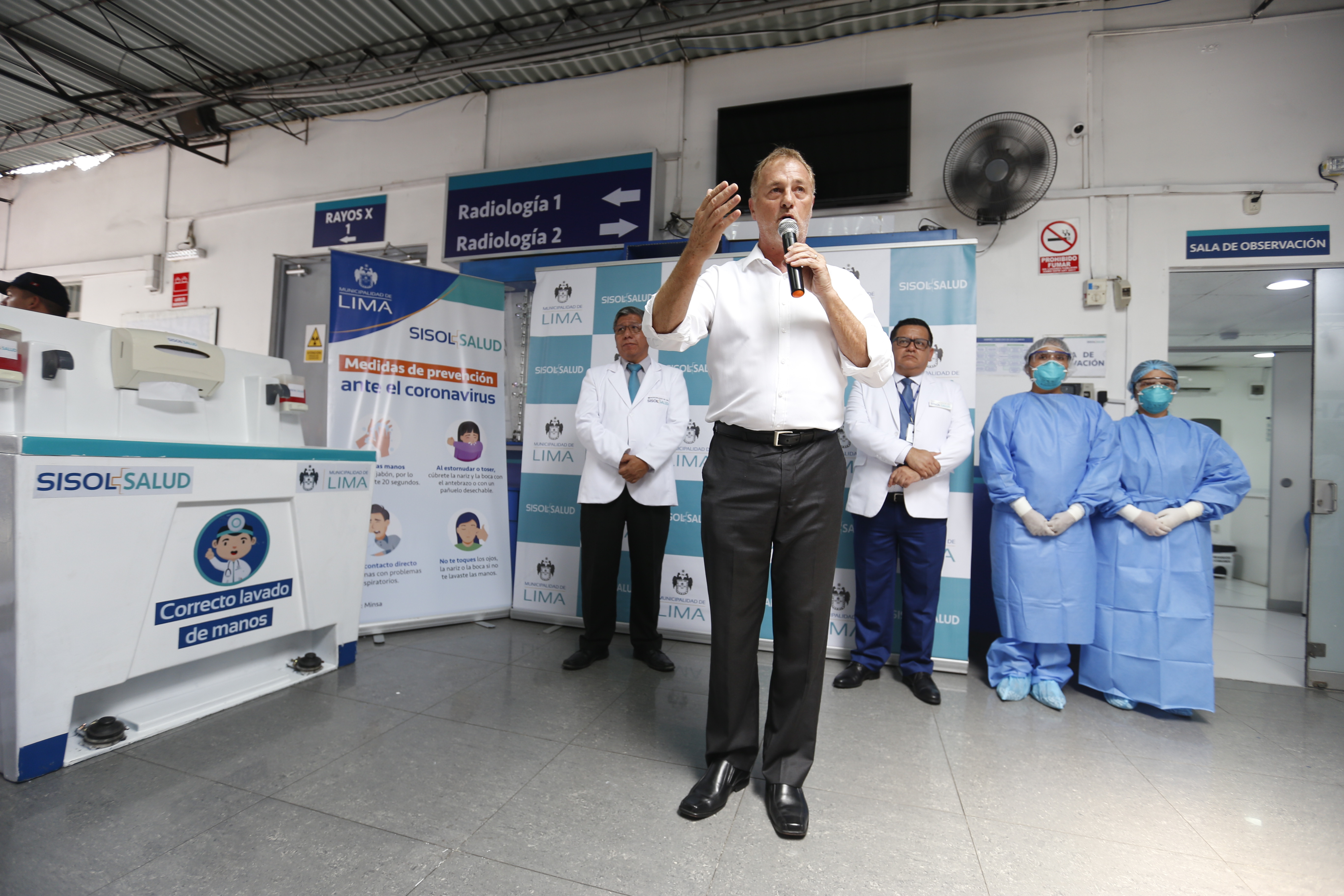 Alcalde Muñoz pone a disposición del Minsa grupo de médicos de Sisol para casos de Coronavirus