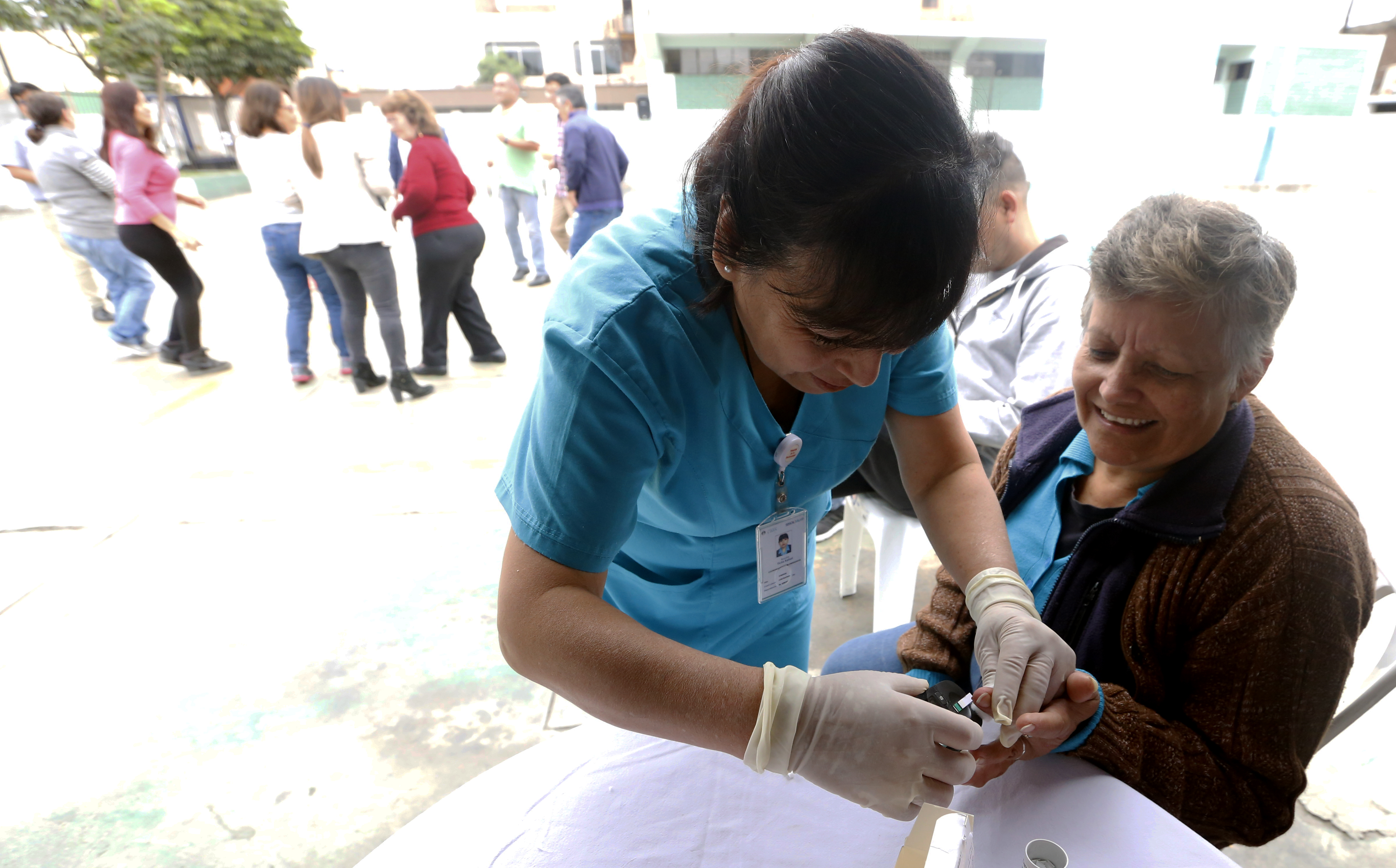 Con éxito se realizó campaña de prevención de diabetes en urbanización Roma