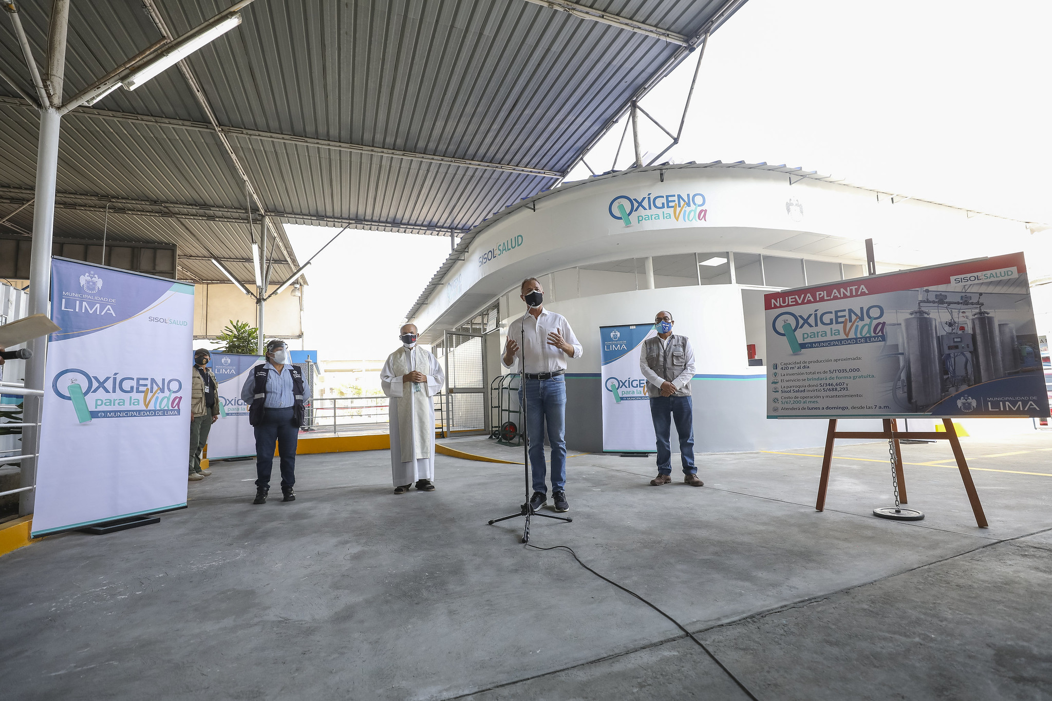 Municipalidad de Lima inaugura planta de oxígeno que brindará servicio gratuito en San Juan de Lurigancho