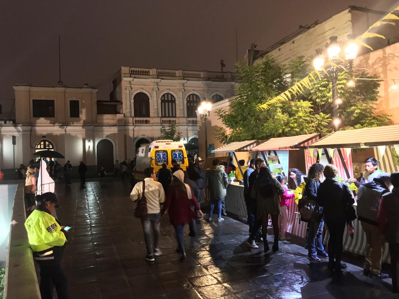 Equipo de ambulancias de Sisol Salud asistió a participantes de la Fiesta de Amancaes