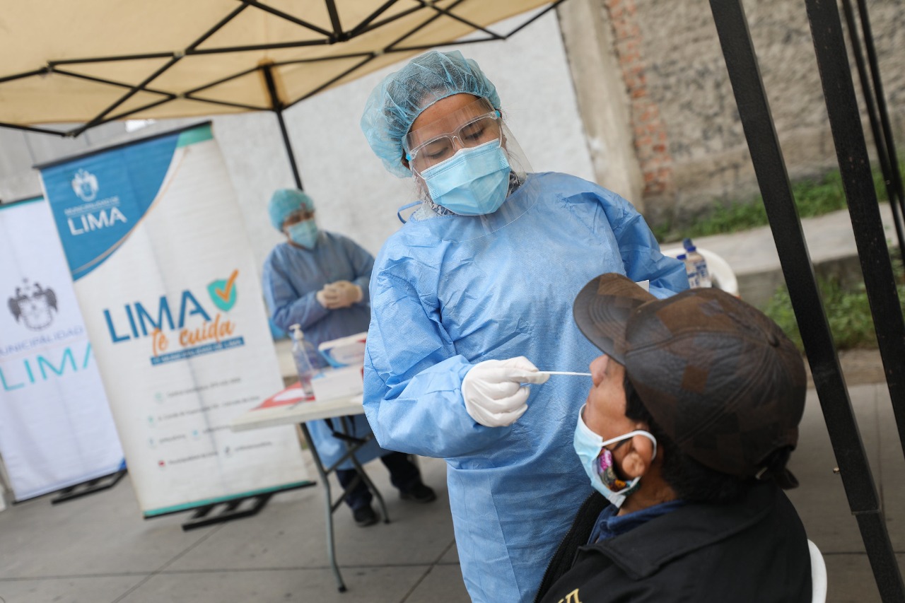 MML realizará campaña de despistaje gratuito de COVID-19 en  el Cercado y Santa Anita