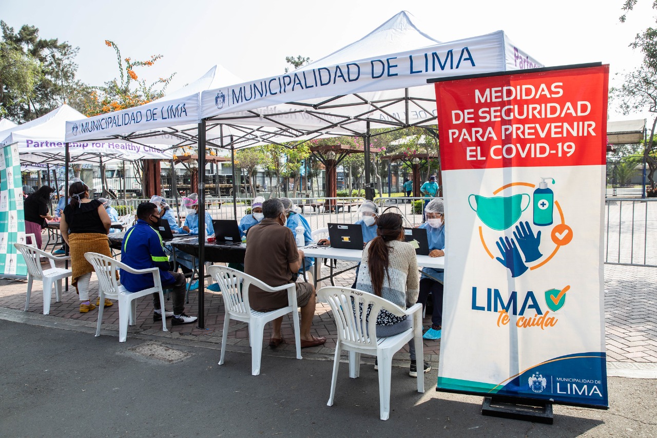 MML realiza campaña de despistaje gratuito de COVID-19 en distritos limeños