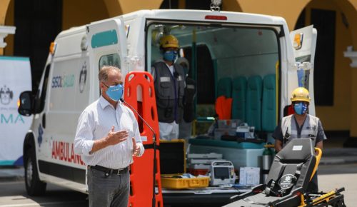 Municipalidad de Lima refuerza la atención de emergencias con la adquisición de dos nuevas ambulancias
