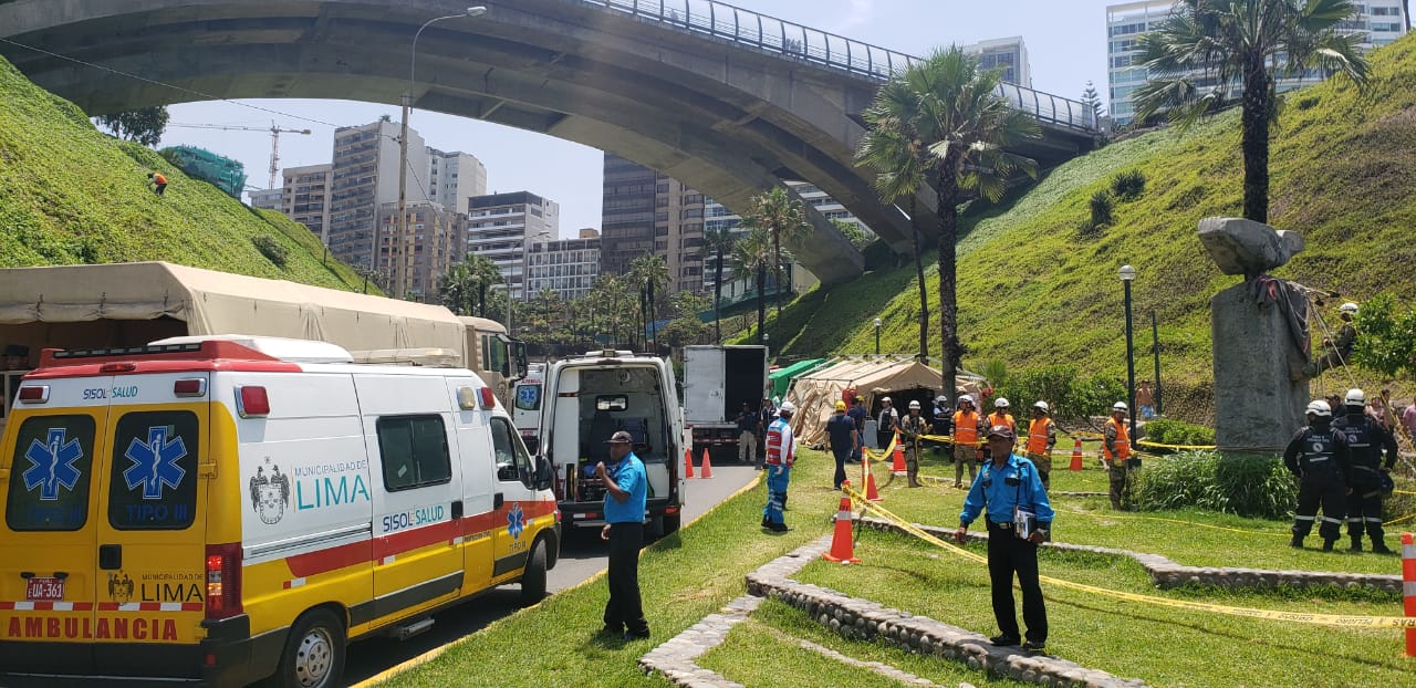 Sisol Salud en primer simulacro de tsunami en la Costa Verde