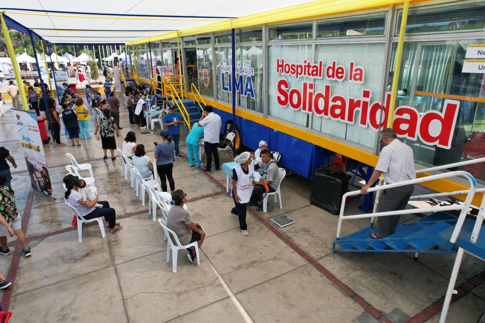 SAN LUIS: MÁS DE 2 MIL VECINOS SE BENEFICIERON CON ATENCIÓN DEL HOSPITAL DE LA SOLIDARIDAD